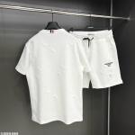 Đồ Bộ nam Thom browne chất vân gạo dập nổi logo thêu, quần áo nam mùa hè 2023 hàng chất lượng